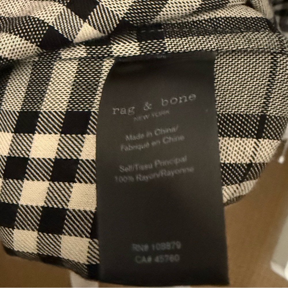 rag & bone Amber plaid dress size 8 - Picture 5 of 12